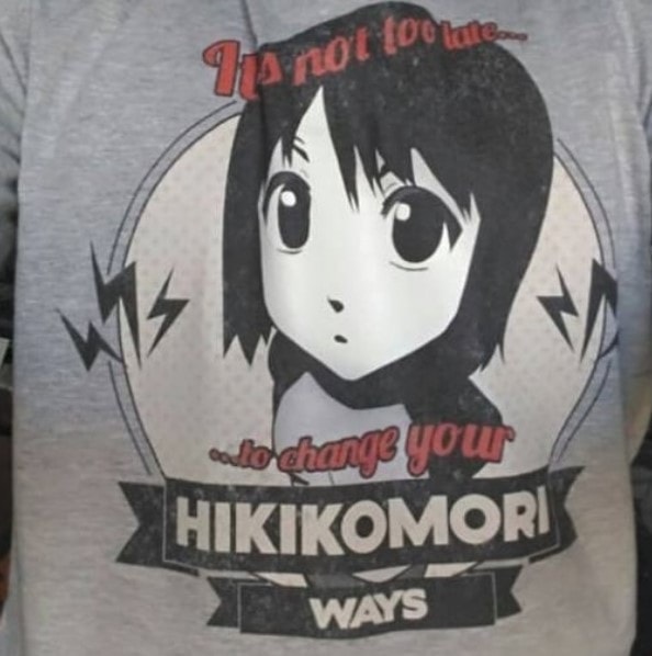 Welcome to the NHK camiseta ropa otaku