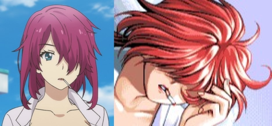 Comparación entre la VN y el anime de YU-NO