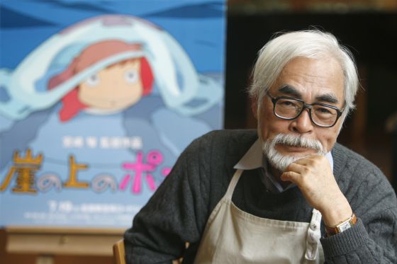 Hayao Miyazaki creador de El castillo ambulante